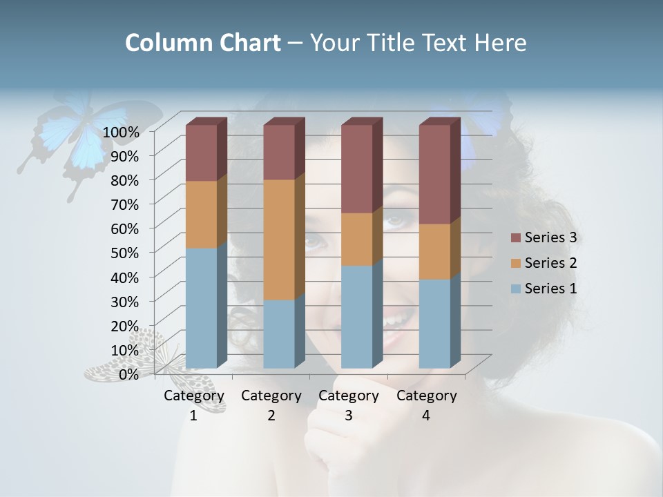 Spring Make Up Female PowerPoint Template