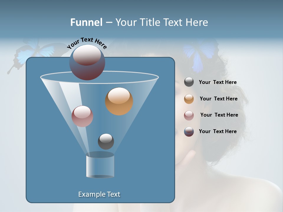 Spring Make Up Female PowerPoint Template