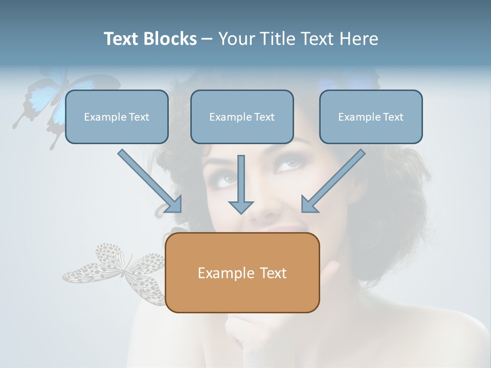 Spring Make Up Female PowerPoint Template