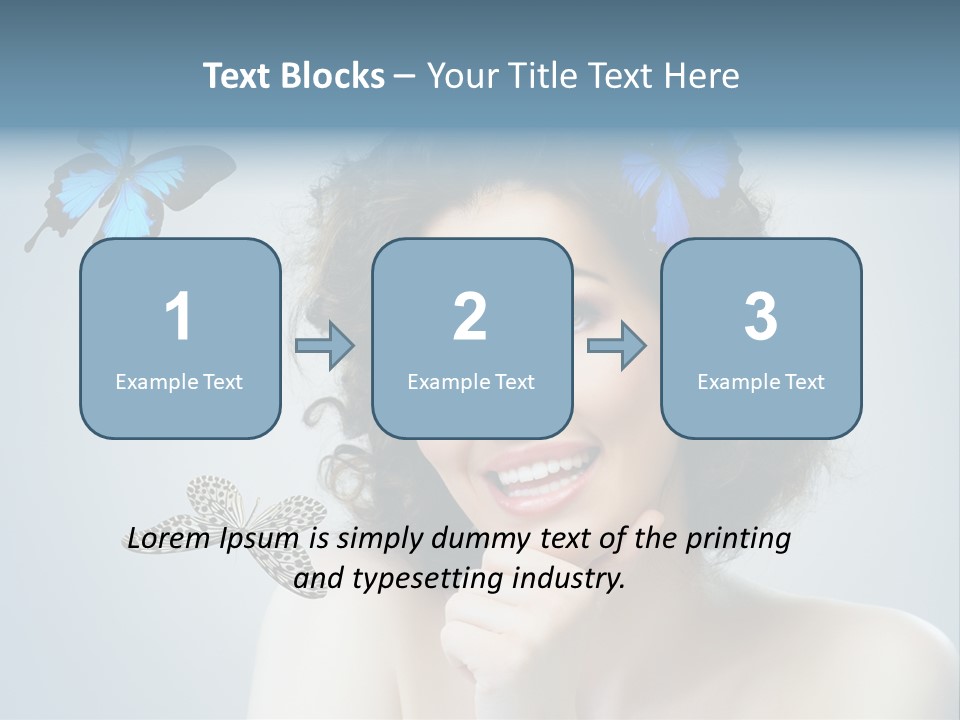 Spring Make Up Female PowerPoint Template