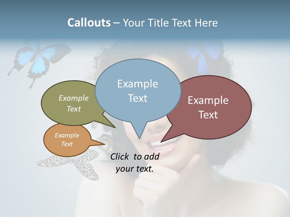 Spring Make Up Female PowerPoint Template