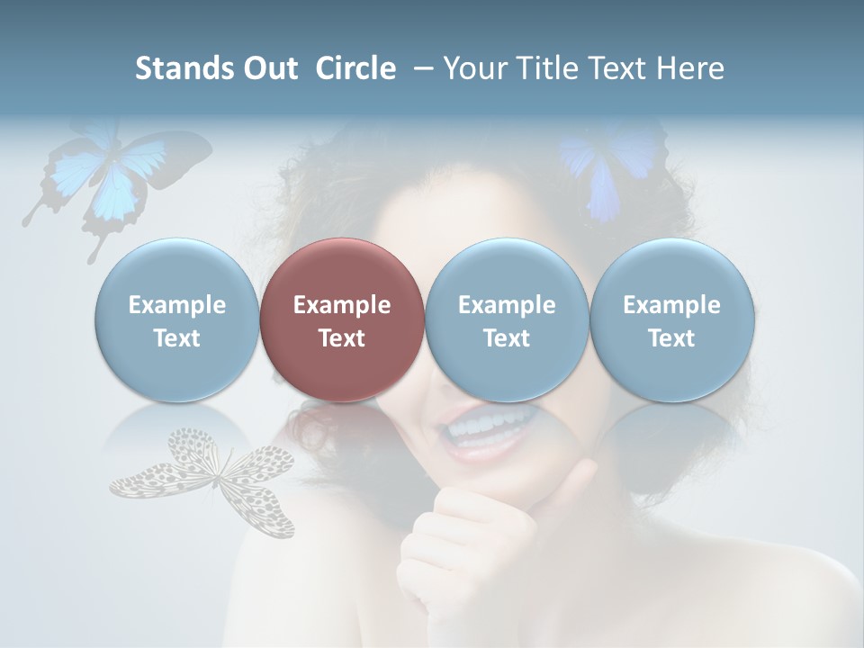 Spring Make Up Female PowerPoint Template