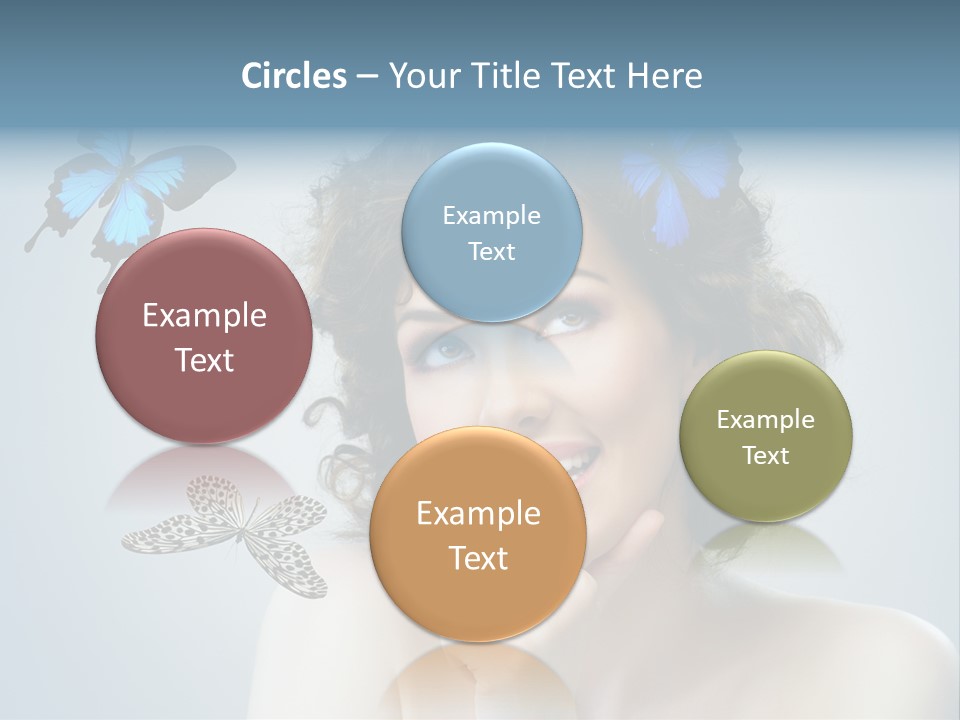 Spring Make Up Female PowerPoint Template