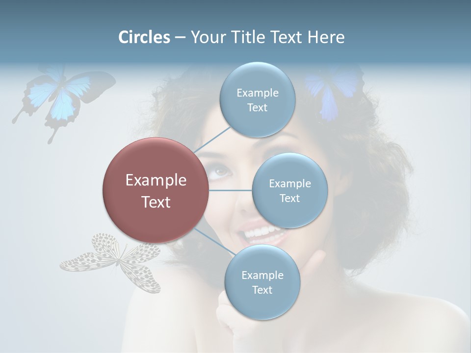 Spring Make Up Female PowerPoint Template