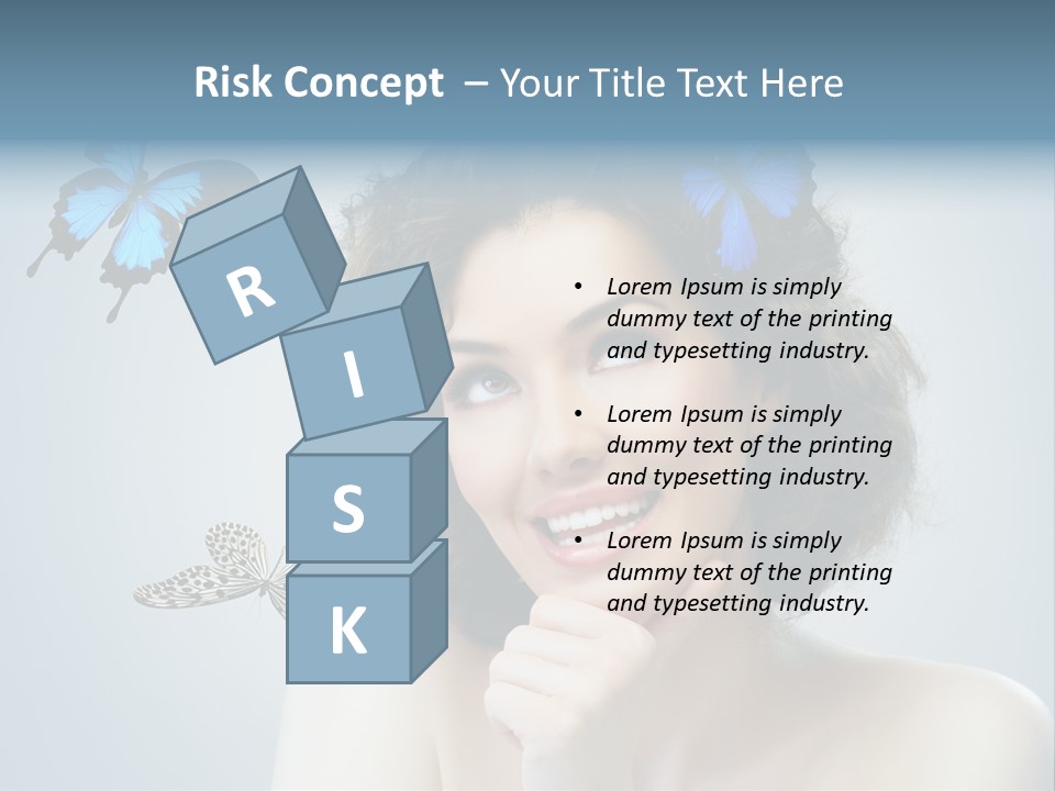 Spring Make Up Female PowerPoint Template