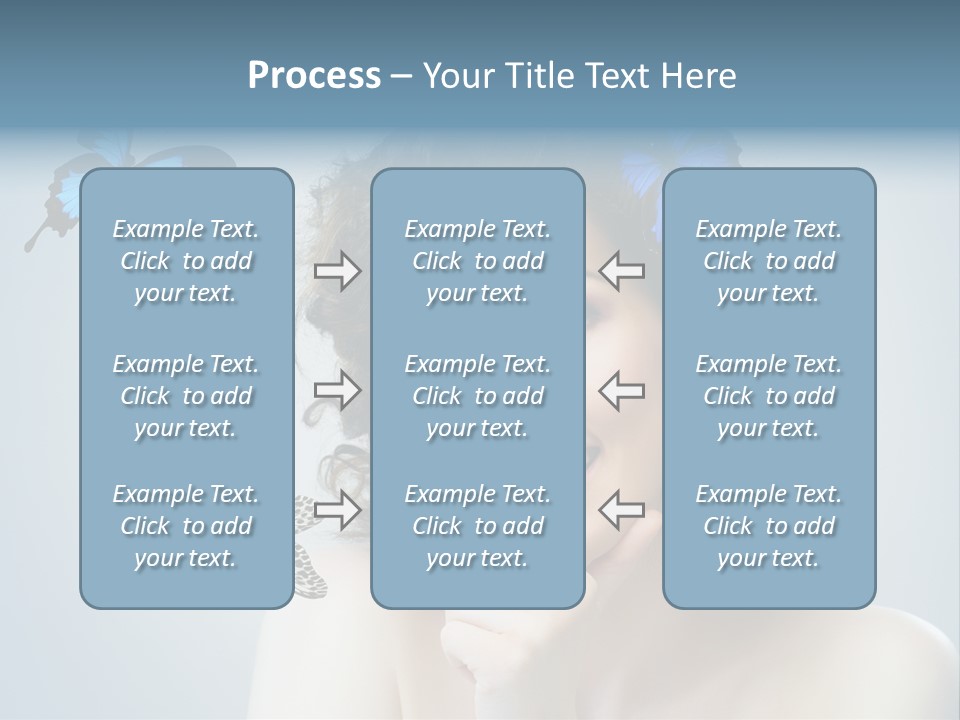 Spring Make Up Female PowerPoint Template