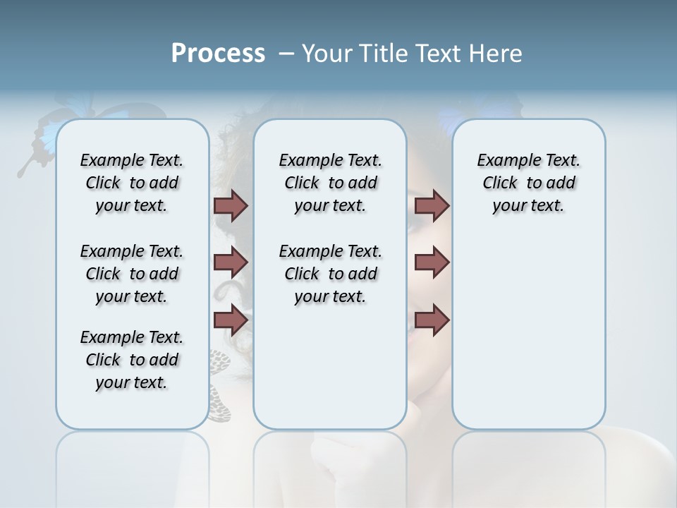 Spring Make Up Female PowerPoint Template