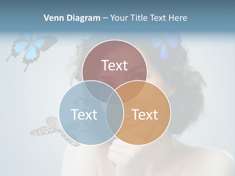 Spring Make Up Female PowerPoint Template