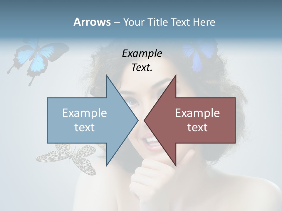 Spring Make Up Female PowerPoint Template