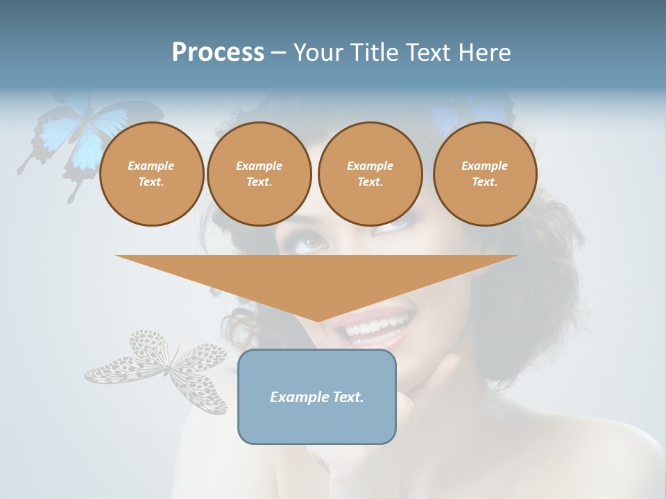 Spring Make Up Female PowerPoint Template