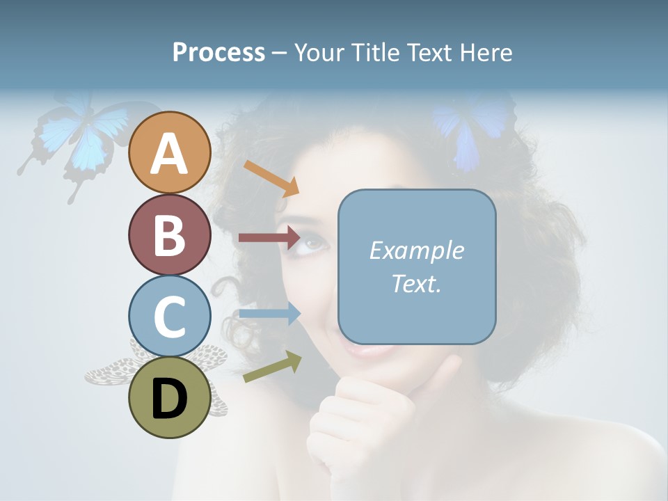 Spring Make Up Female PowerPoint Template