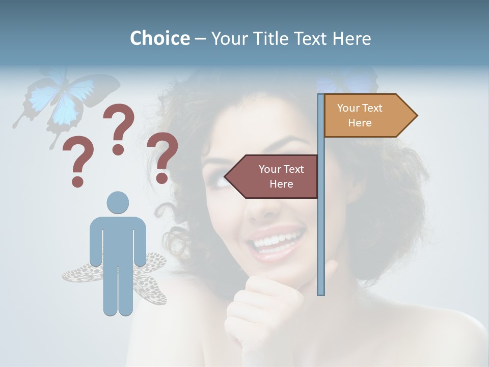 Spring Make Up Female PowerPoint Template