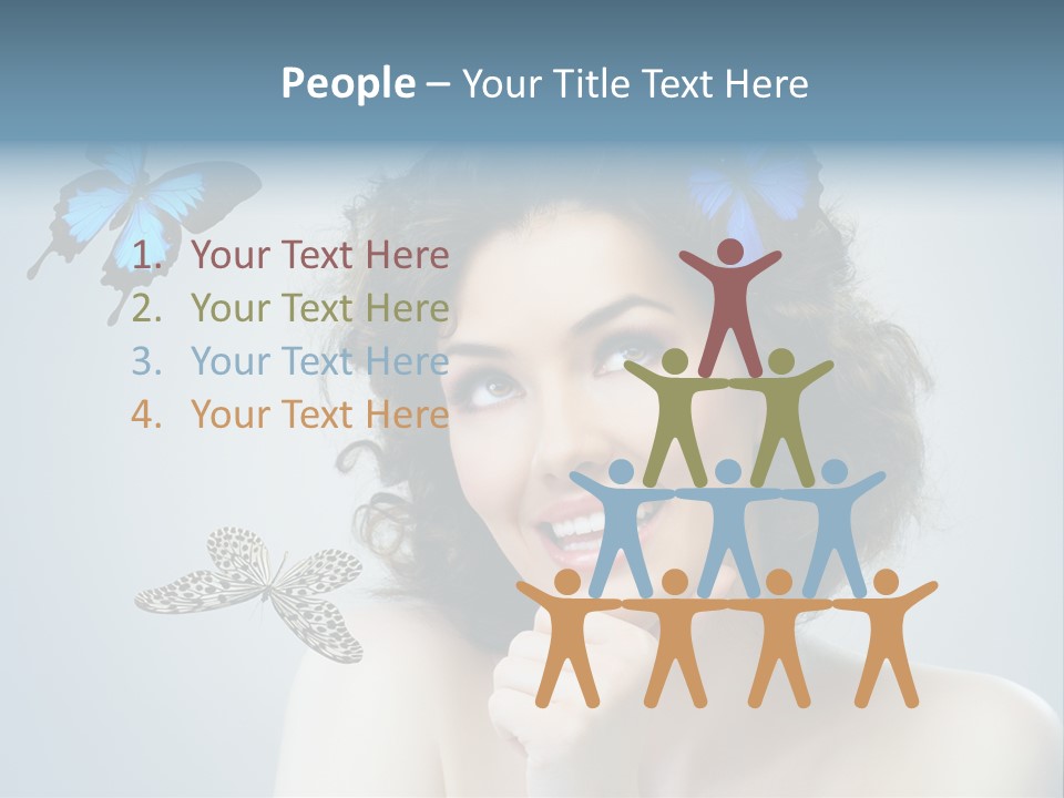 Spring Make Up Female PowerPoint Template