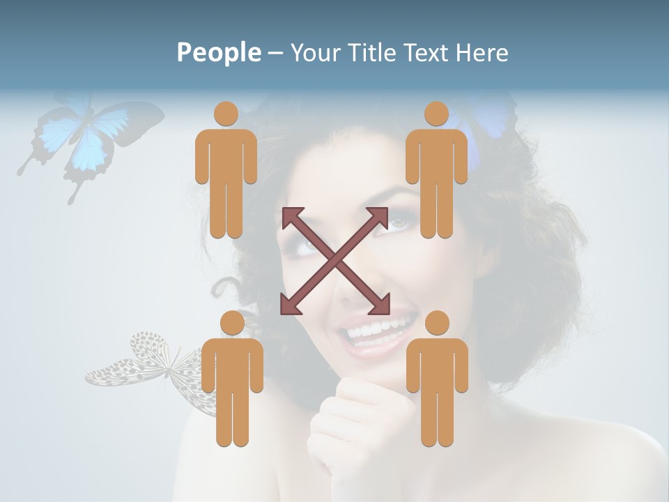 Spring Make Up Female PowerPoint Template