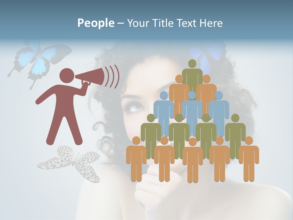 Spring Make Up Female PowerPoint Template