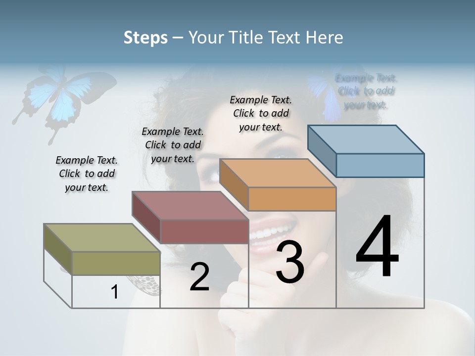 Spring Make Up Female PowerPoint Template