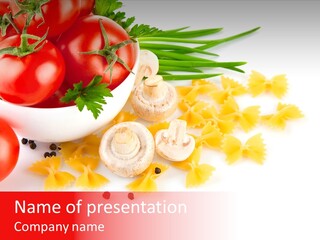 Cooked Prepared Nutrition PowerPoint Template