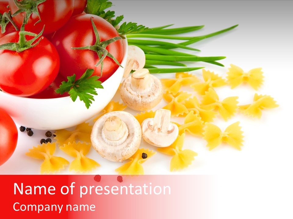 Cooked Prepared Nutrition PowerPoint Template