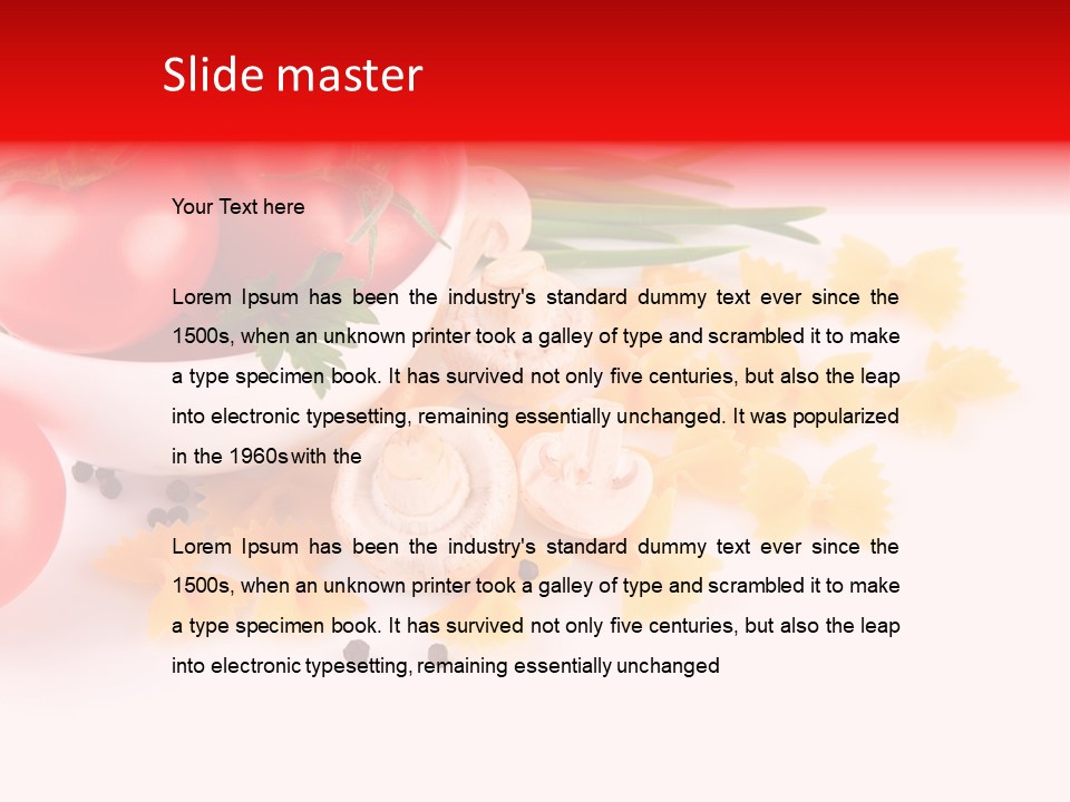 Cooked Prepared Nutrition PowerPoint Template