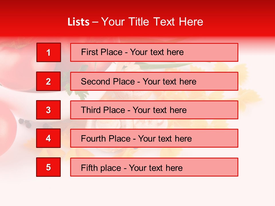 Cooked Prepared Nutrition PowerPoint Template
