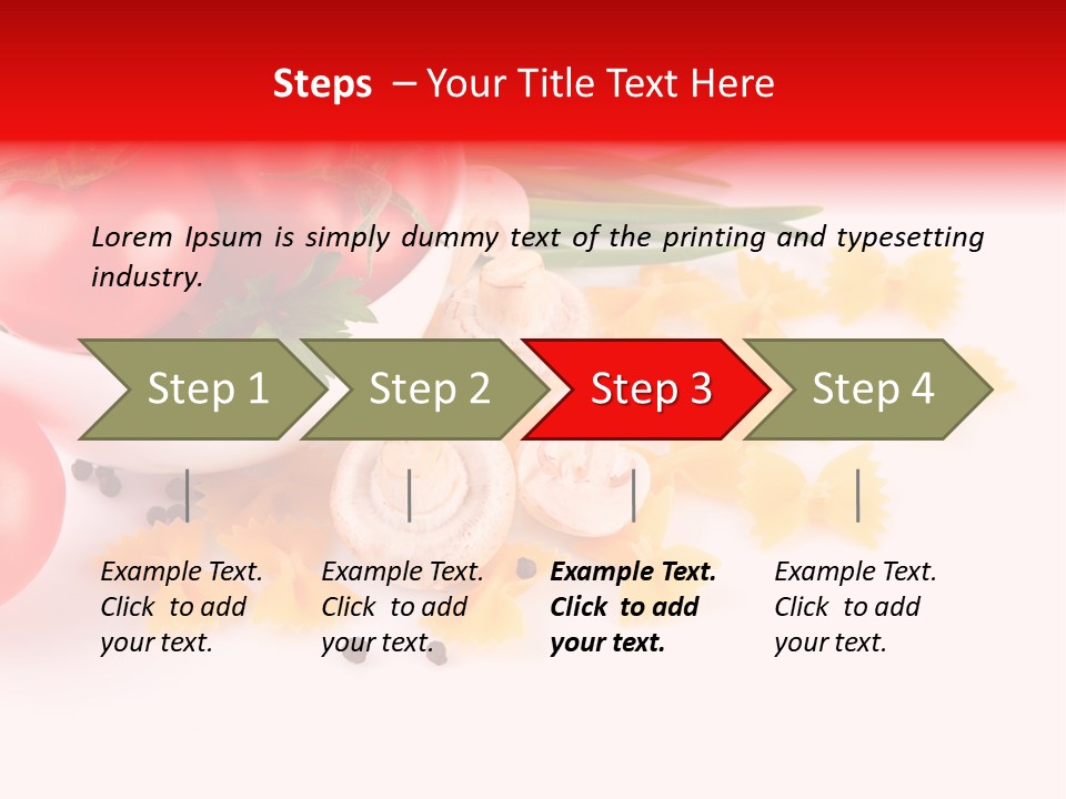 Cooked Prepared Nutrition PowerPoint Template