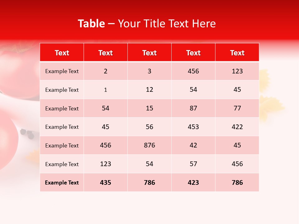 Cooked Prepared Nutrition PowerPoint Template
