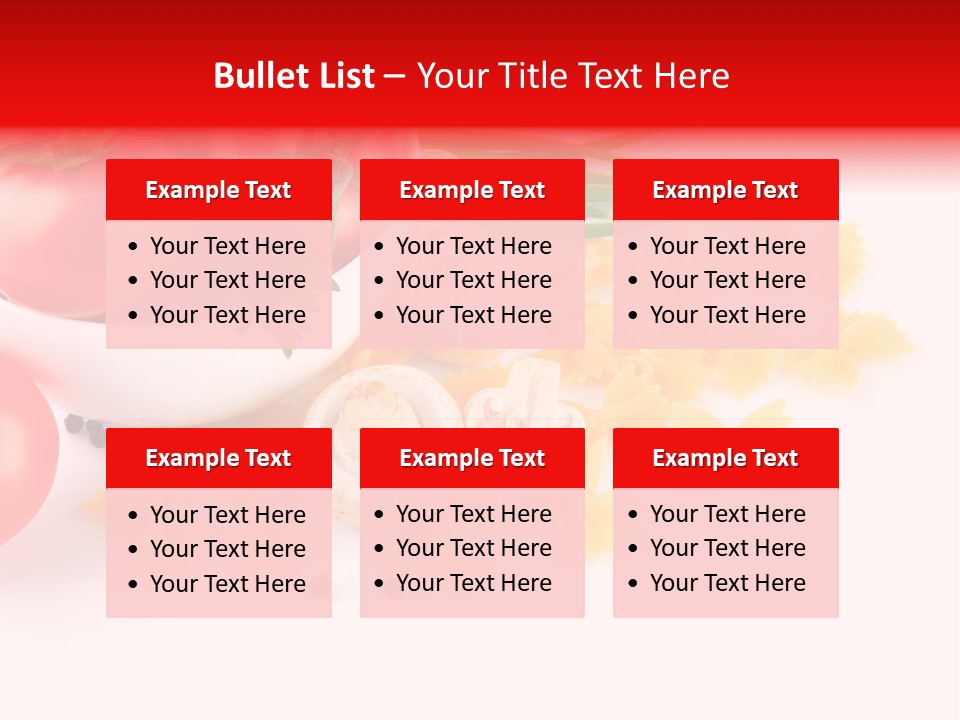Cooked Prepared Nutrition PowerPoint Template