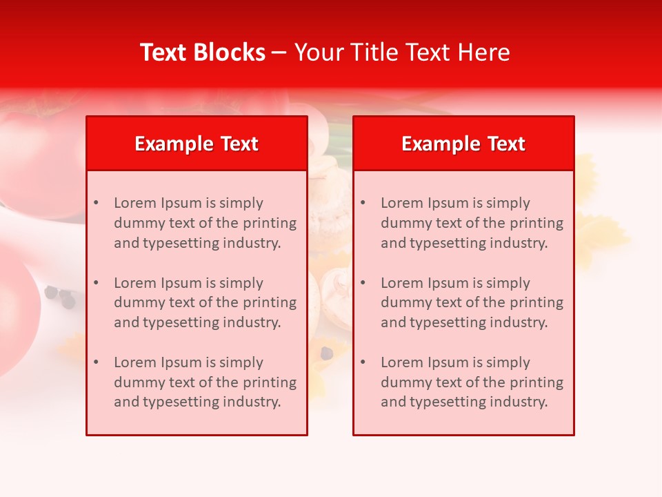 Cooked Prepared Nutrition PowerPoint Template
