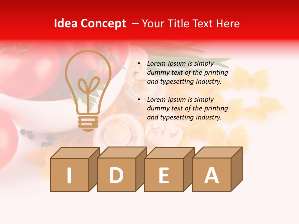 Cooked Prepared Nutrition PowerPoint Template