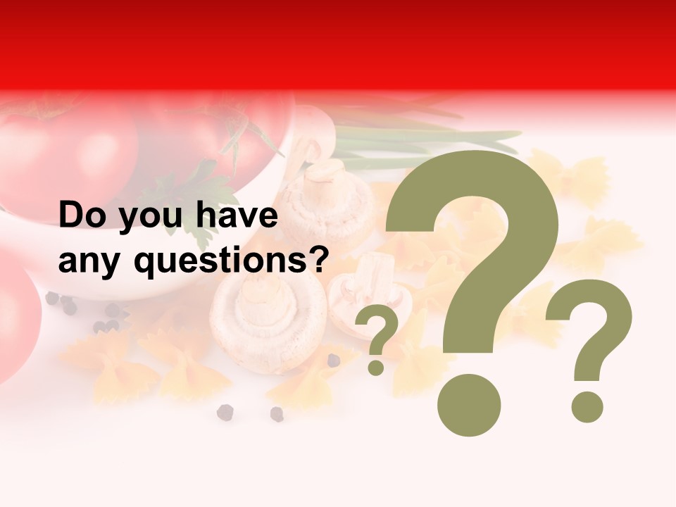 Cooked Prepared Nutrition PowerPoint Template