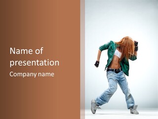 Modern Female Funky PowerPoint Template