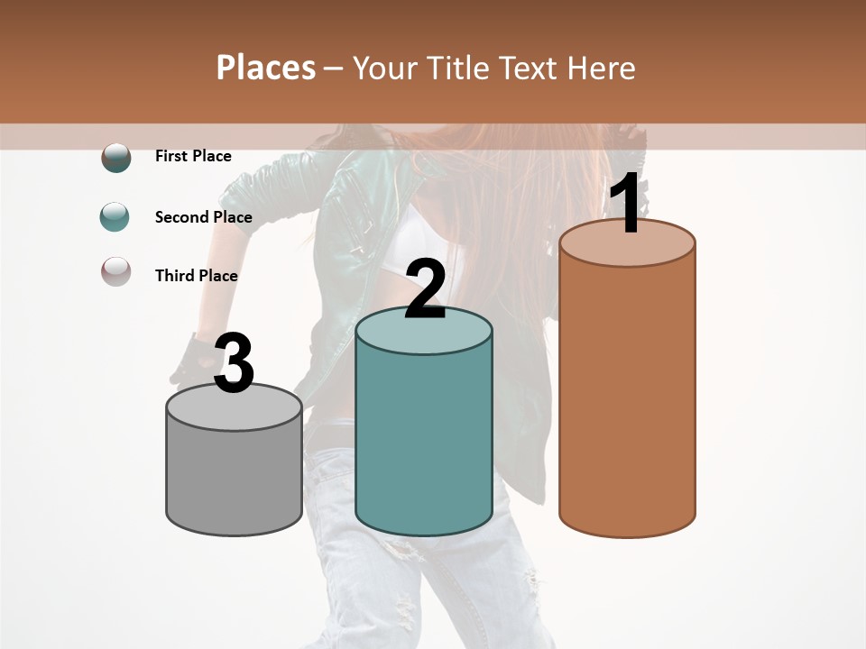 Modern Female Funky PowerPoint Template