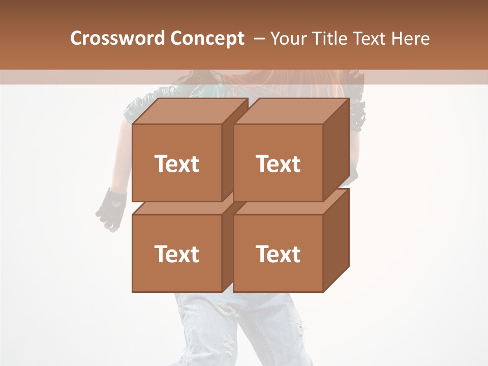 Modern Female Funky PowerPoint Template