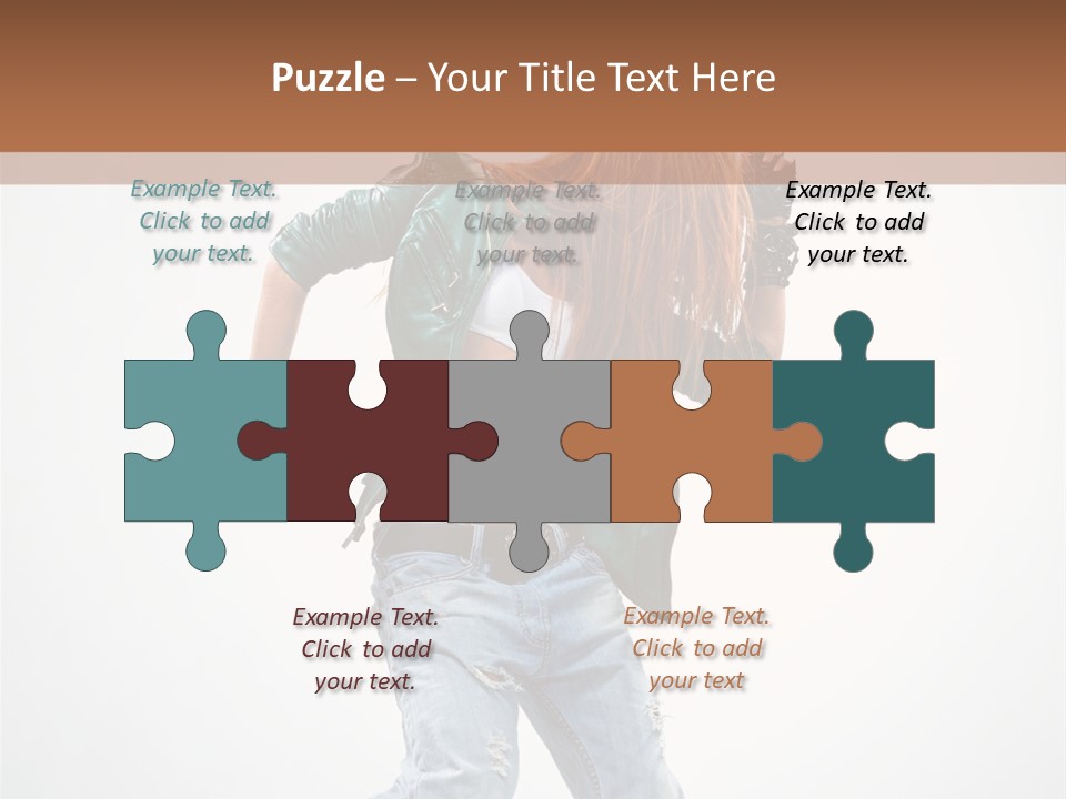 Modern Female Funky PowerPoint Template