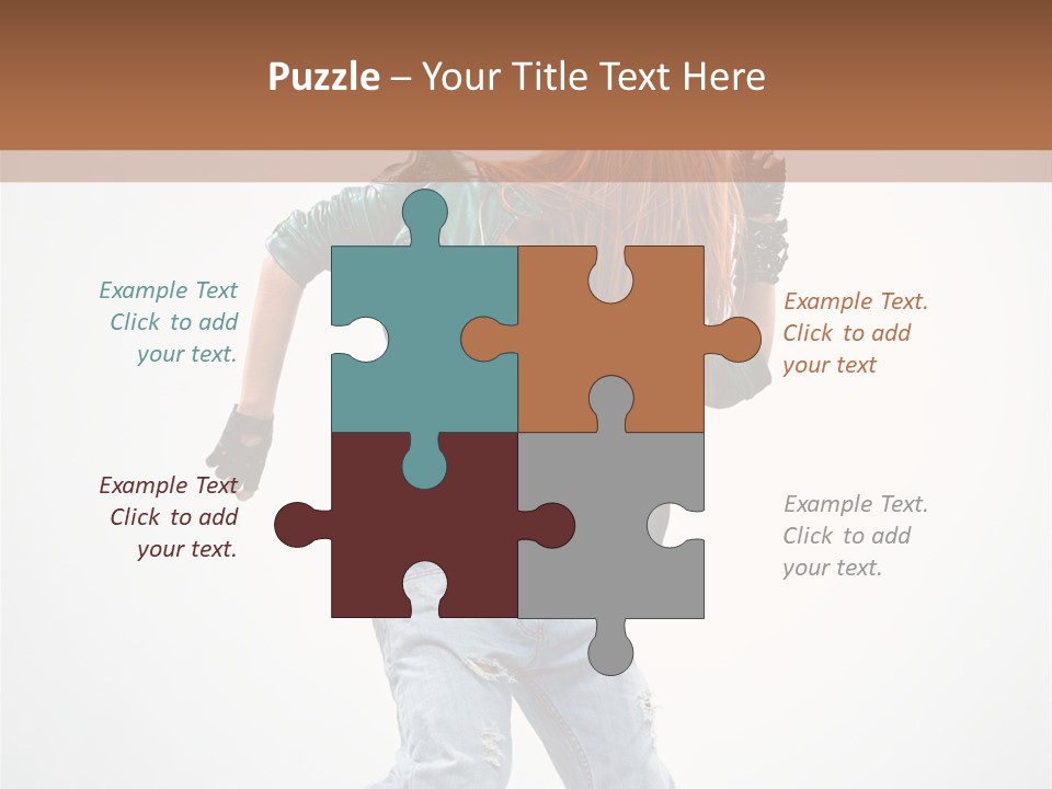 Modern Female Funky PowerPoint Template