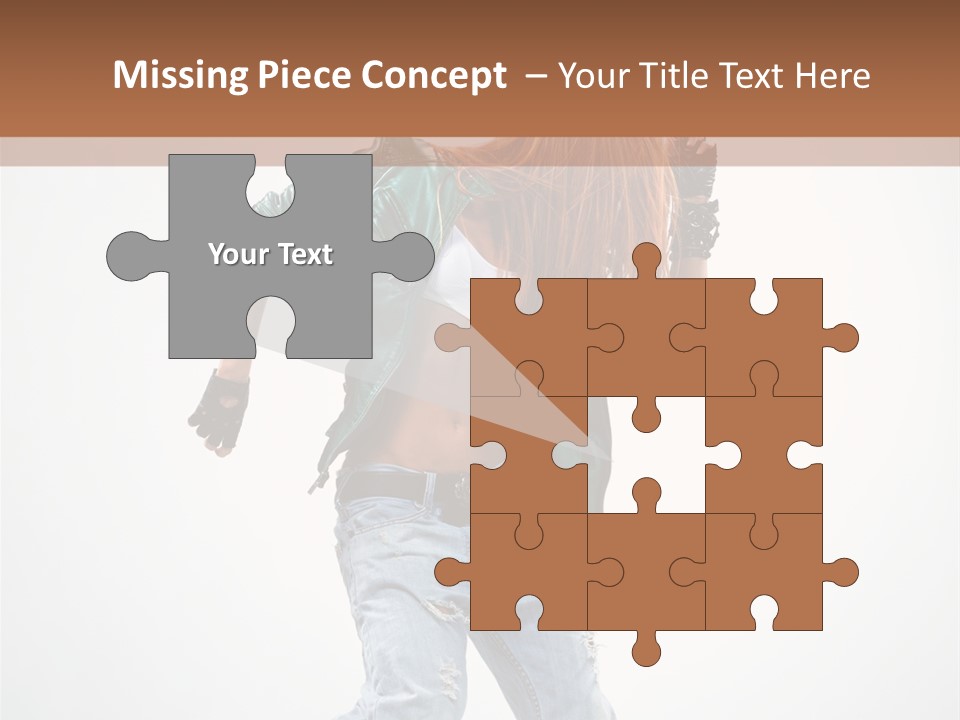 Modern Female Funky PowerPoint Template