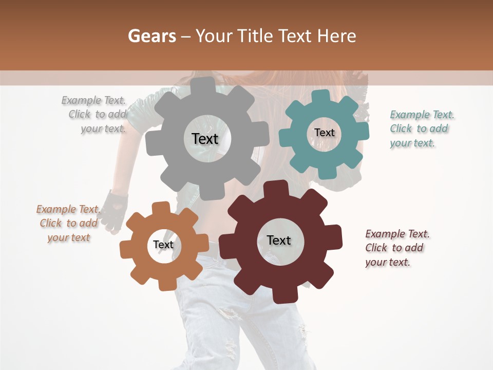 Modern Female Funky PowerPoint Template