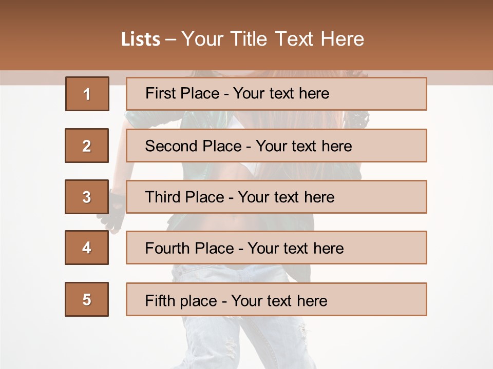 Modern Female Funky PowerPoint Template
