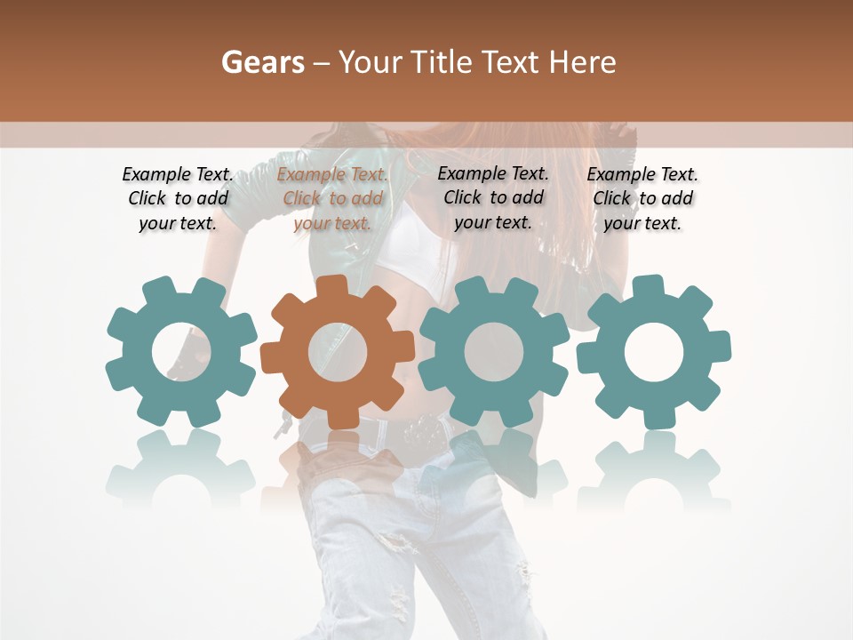 Modern Female Funky PowerPoint Template