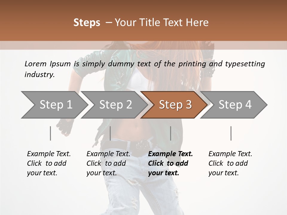 Modern Female Funky PowerPoint Template