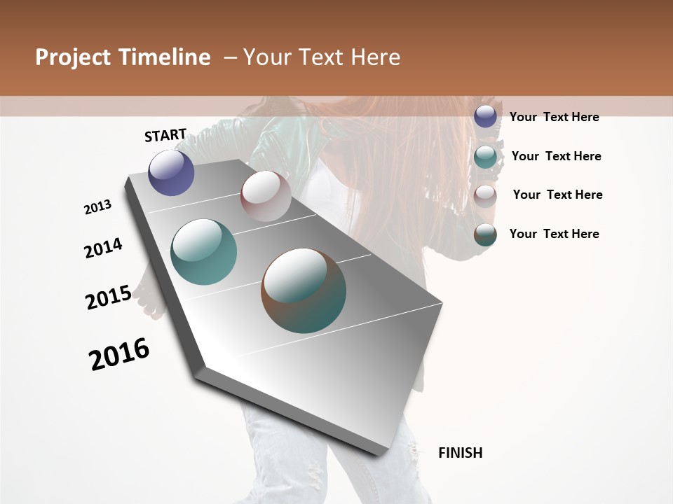 Modern Female Funky PowerPoint Template