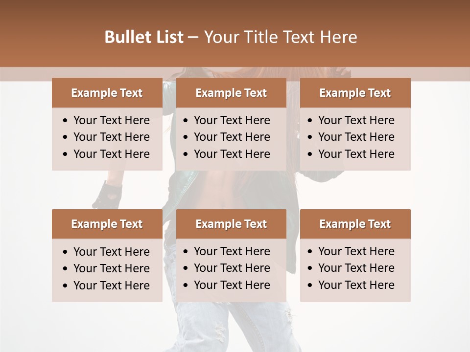 Modern Female Funky PowerPoint Template