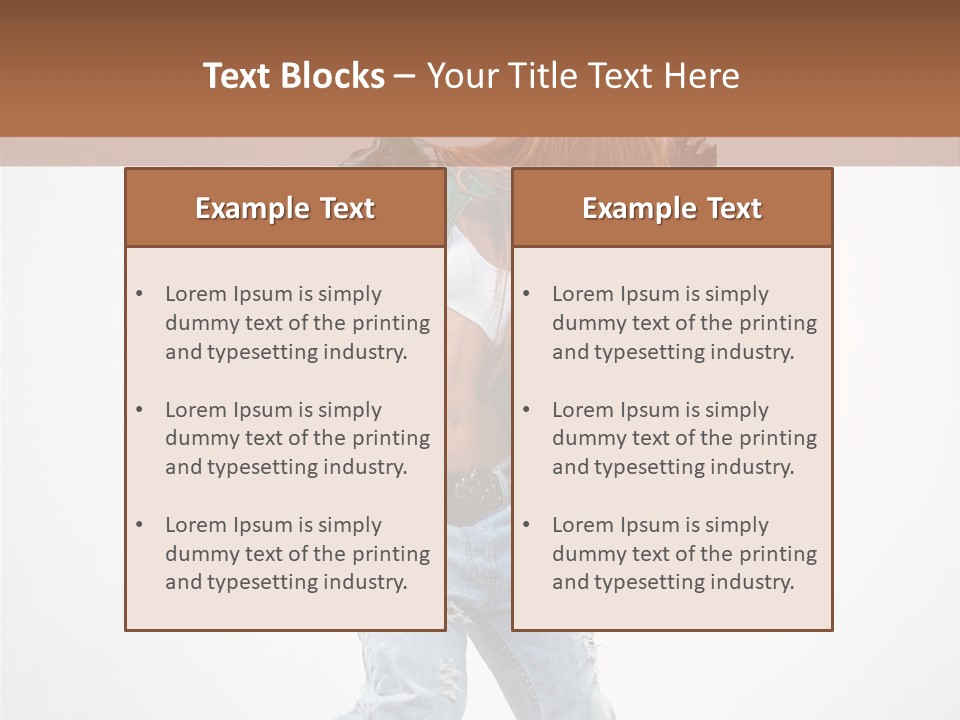 Modern Female Funky PowerPoint Template