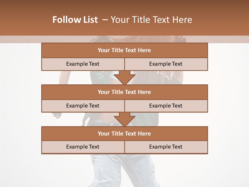 Modern Female Funky PowerPoint Template