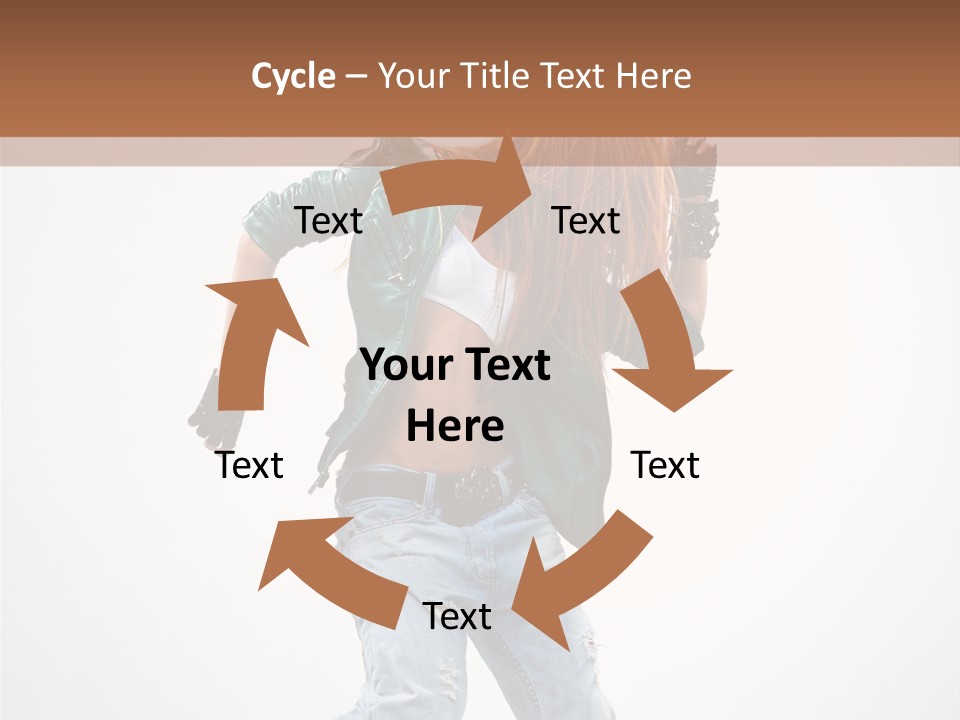 Modern Female Funky PowerPoint Template