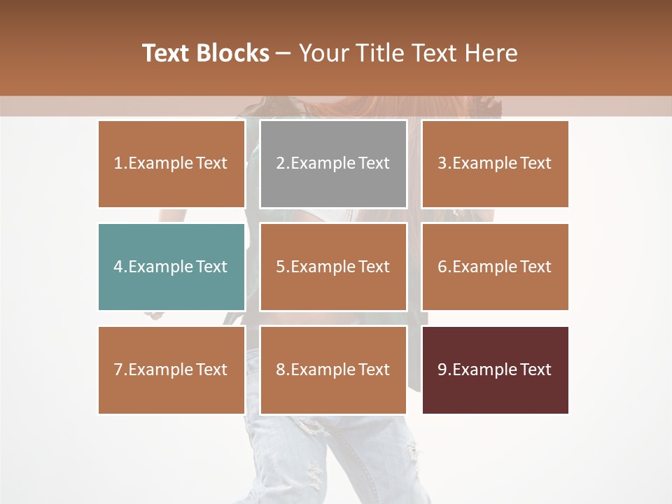 Modern Female Funky PowerPoint Template