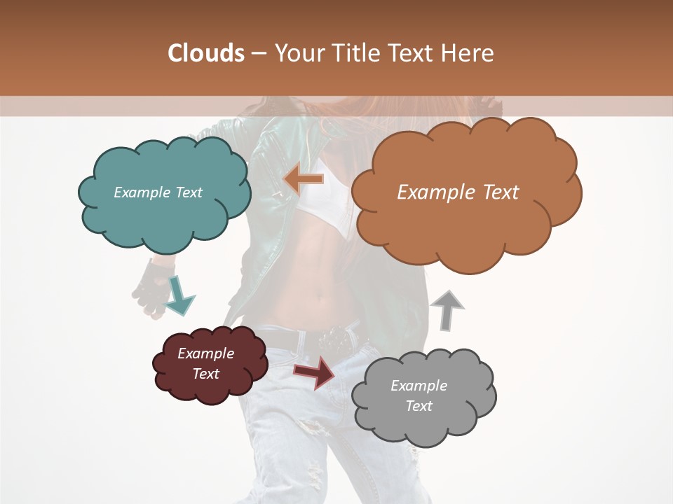 Modern Female Funky PowerPoint Template