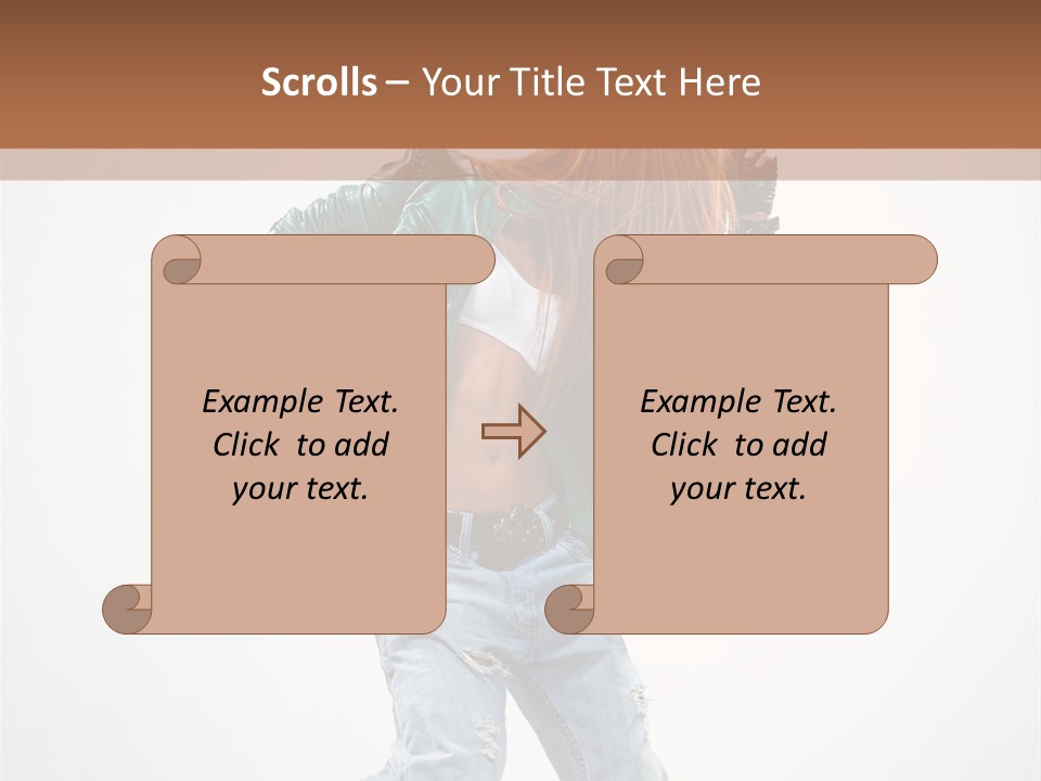 Modern Female Funky PowerPoint Template