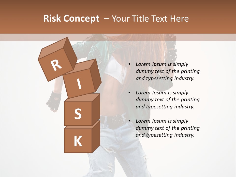 Modern Female Funky PowerPoint Template