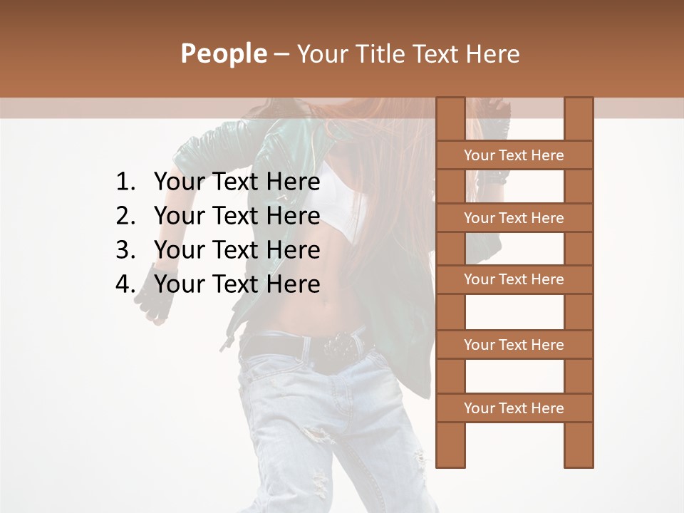 Modern Female Funky PowerPoint Template
